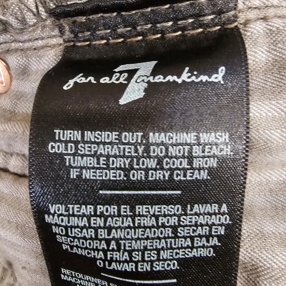 7 For All Mankind The Ankle Skinny Size 28 NWOT - Picture 8 of 10